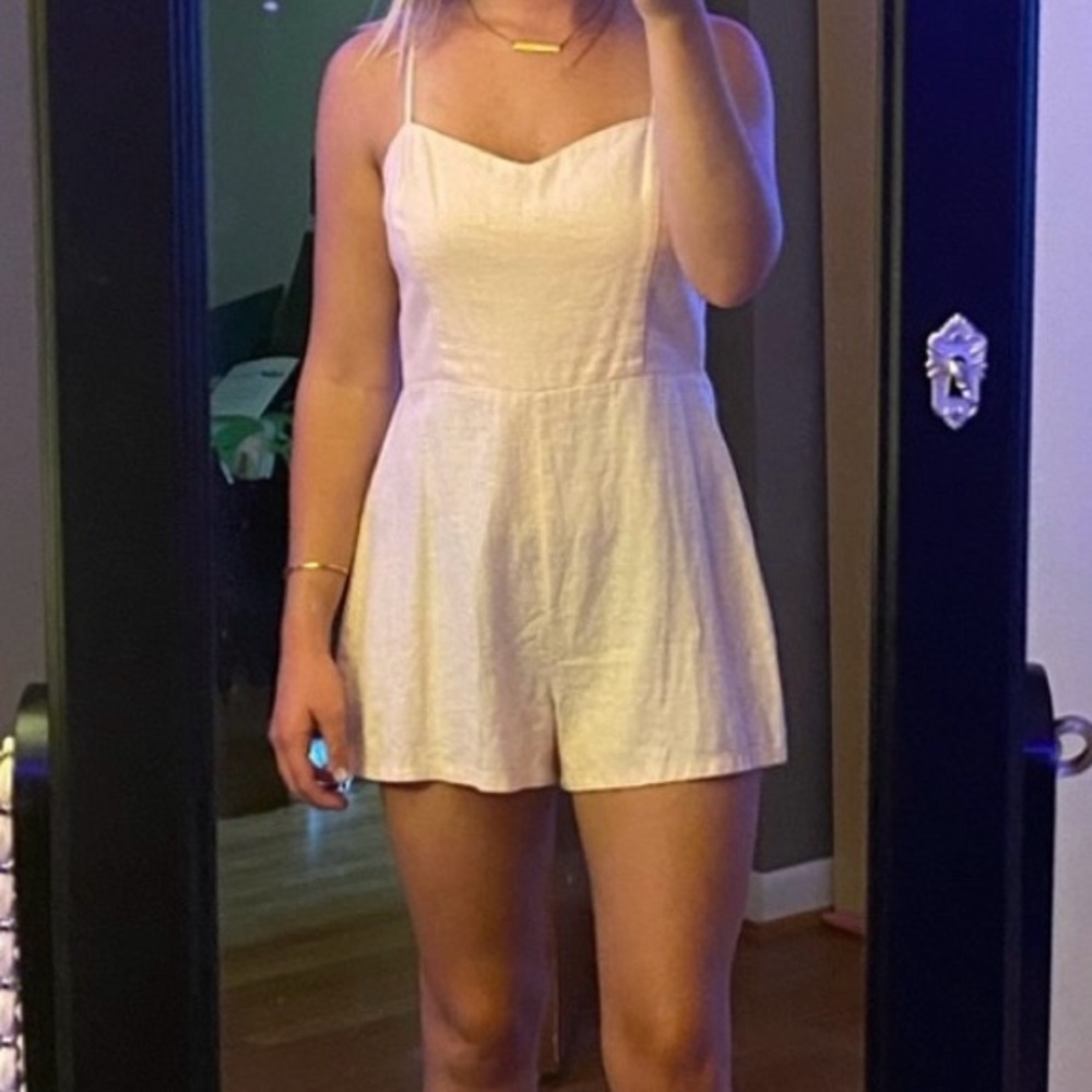 baby pink romper